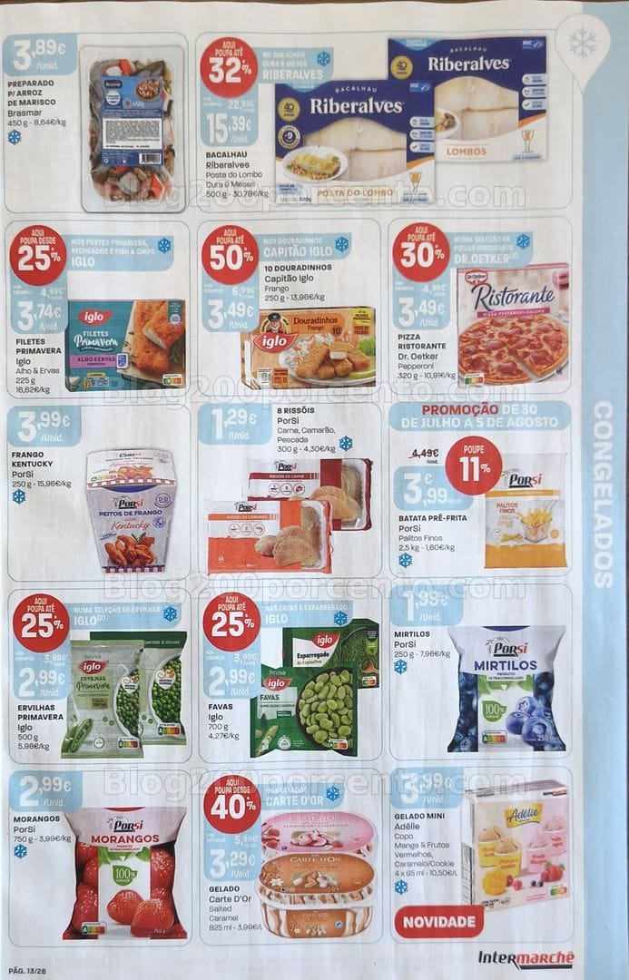 Antevisão Folheto INTERMARCHÉ Contact Promoções de 30 julho a 5 agosto